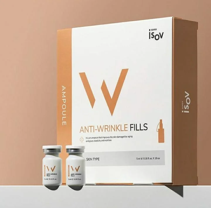 کوکتل ضد چروک ترمیم کننده و تغذیه کننده فیلز آیزو (1عدد) Isov Anti Wrinkle fills 5ml - تصویر 5