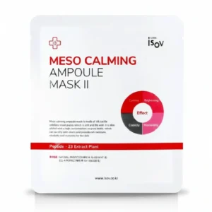 ماسک ورقه ای سلولز ضد التهاب و آبرسان پوست های خشک آیزو Meso Calming Ampoule Mask Isov