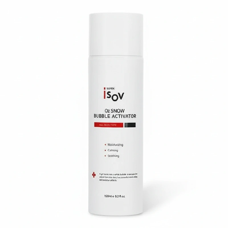 فوم شوینده اکسیژن تراپی و لایه برداری ضد لک و روشن کننده اسنو بابل آیزو Isov O2 Snow Bubble Activator 150ml
