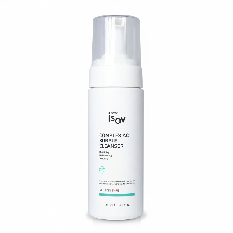 شوینده حبابی پوست های چرب و مستعد جوش آیزو Complex Ac Bubble Cleanser Isov Sorex 150ml