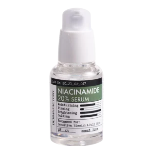 سرم نیاسینامید اسید درما فکتوری حاوی عصاره گل رز Derma Factory Niacinamide 20% Serum 30ml