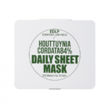 ماسک ورقه ای درما فکتوری حاوی عصاره گل هوتوینیا Derma Factory Houttuynia Cordata 84% Daily Sheet Mask