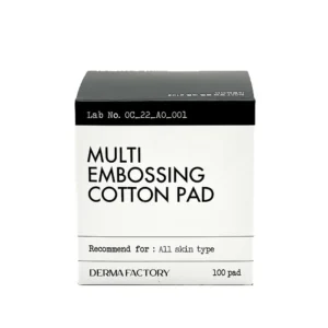 پد پنبه‌ای چند منظوره درما فکتوری (بسته ۱۰۰ عددی) Derma Factory EDLP Multi Embossing Cotton Pad
