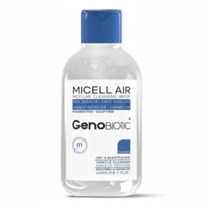 محلول پاک کننده آرایش (میسیلارواتر) پوست خشک ژنوبایوتیک 240ml Genobiotic Micellair Cleansing Water for Dry and Sensitive Skin