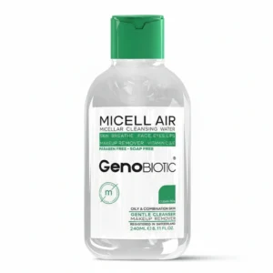 محلول پاک کننده آرایش (میسیلارواتر) پوست چرب ژنوبایوتیک 240ml Genobiotic Micellair Cleansing Water for Oily and Combination Skin