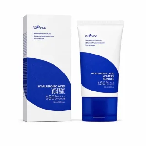ضد آفتاب آبرسان ایزنتری مدل هیالورونیک اسید واتری سان ژل SPF50+ PA++++ | Isntree Hyaluronic Acid Watery Sun Gel