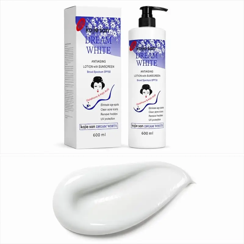 لوسیون روشنکننده بدن کوجی سان مدل Dream White با SPF۵۰ حجم ۶۰۰ میلیلیتر | Kojie San Dream White Body Lotion - همه محصولات