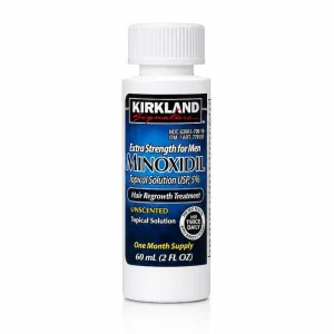 محلول ضد ریزش و رشد مجدد مو ماینوکسیدیل ۵ درصد کرکلند اصل ۶۰ میلی‌لیتر (Kirkland Minoxidil 5%)