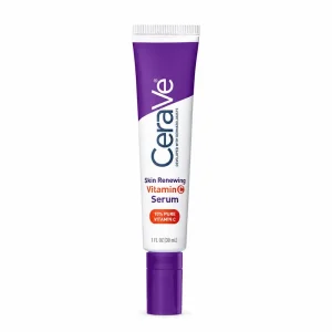 سرم ویتامین C سراوی ۱۰٪ مدل اسکین رینیوئینگ حجم ۳۰ میلی‌لیتر | CeraVe Skin Renewing Vitamin C Serum 10%