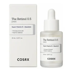 روغن رتینول ۰.۵٪ کوزارکس مدل The Retinol 0.5 Oil حجم ۲۰ میلی‌لیتر | COSRX The Retinol 0.5 Oil 20ml