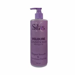 نرم کننده مو ضد وز و درخشان‌کننده روغن آرگان ولور سایلاس کی Silas K Velour Conditioner حجم 500ml