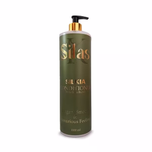 نرم کننده مو ضد وز و ترمیم‌کننده شی باتر سیلکیا سایلاس کی Silas K Silkia Conditioner حجم 500ml