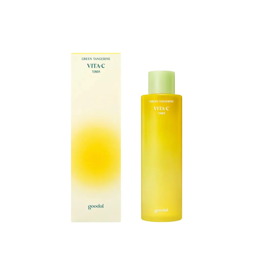 تونر روشنکننده ویتامین سی تانجرین سبز گودال Goodal Green Tangerine Vita C Toner حجم ۳۰۰ml - پاککننده و تونر