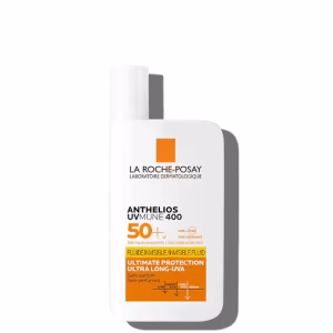 فلوئید ضد آفتاب بی رنگ یووی میون ۴۰۰ آنتلیوس لاروش پوزای La Roche-Posay SPF50+ حجم 50ml